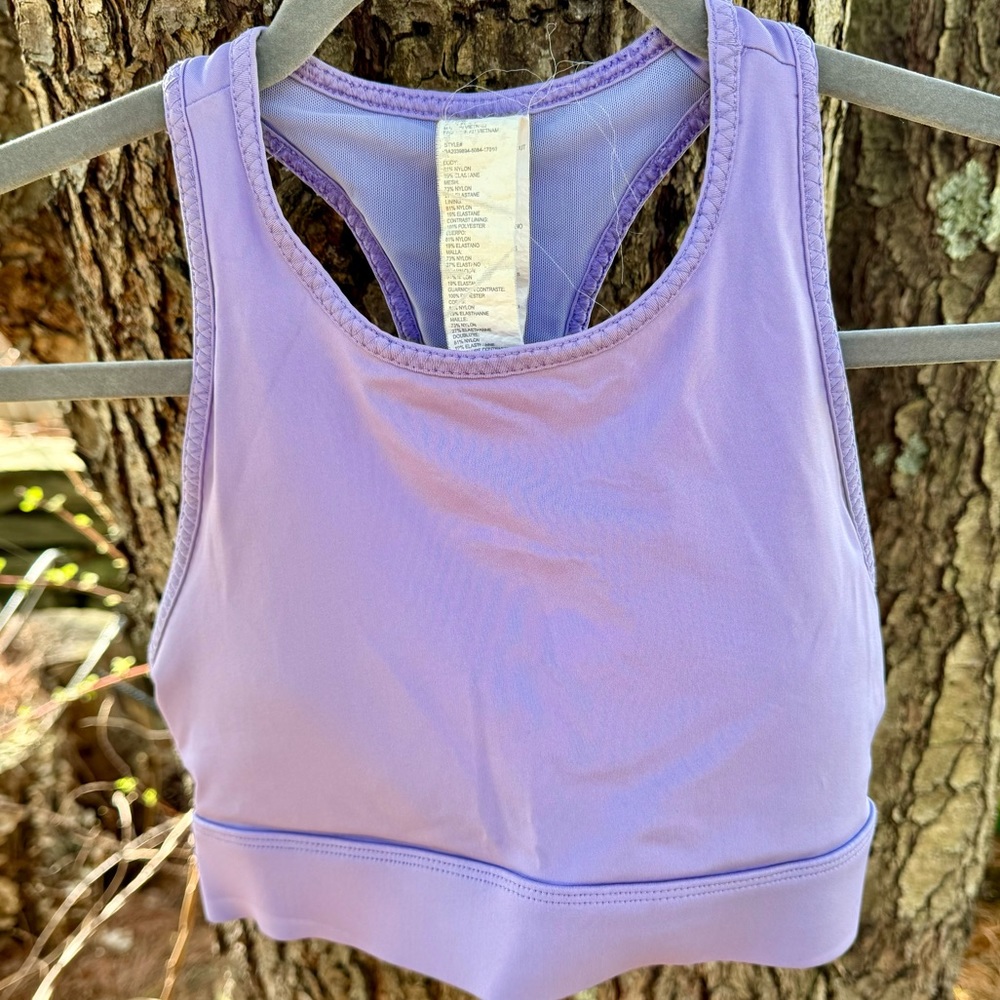 Trinity High Impact Sports Bra Purple Neon XXS - Picture 2 of 4